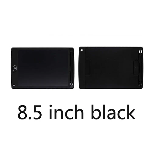 8.5 black Игрушки для рисования 8,5 дюймов/12 дюймов ЖК-дисплей для письма, детская доска, планшет, стирающийся ультратонкий электронный планшет для письма, электронный безбумажный блокнот для рукописного ввода - Цвет: 8.5 black