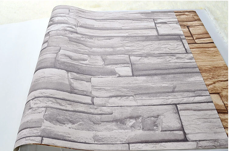 3D Dining room stone brick Design Wallcovering TV background wall vinyl Ikea wallpaper Modern Roll for living | Обустройство дома