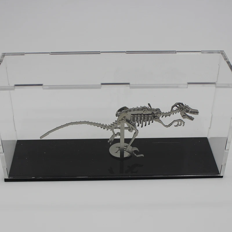 

Velociraptor 3D Steel Metal Joint Mobility Miniature Model Kits Puzzle Toys Children Boy Splicing Hobby Building