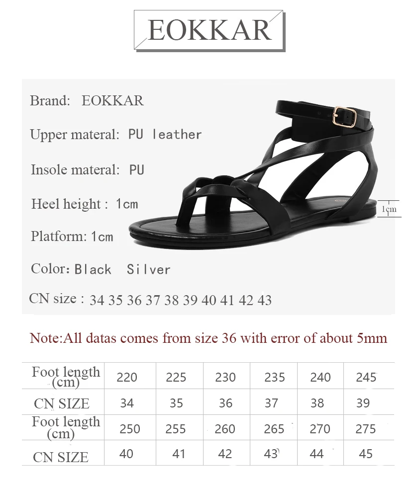

Eokkar 2019 Women Thong Sandals Flats Cross Criss Strap Beach Sandals Summer Shoes Ladies Animal Print Sandals Size 36-43
