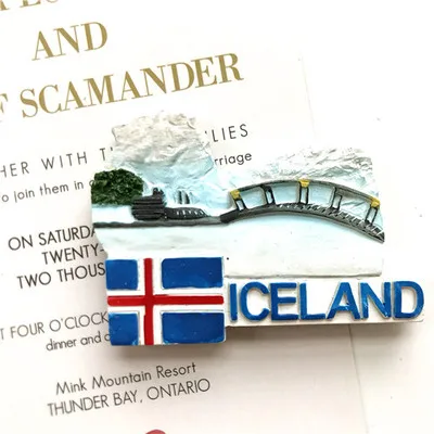 

Icelandic Travel Memorial Fridge