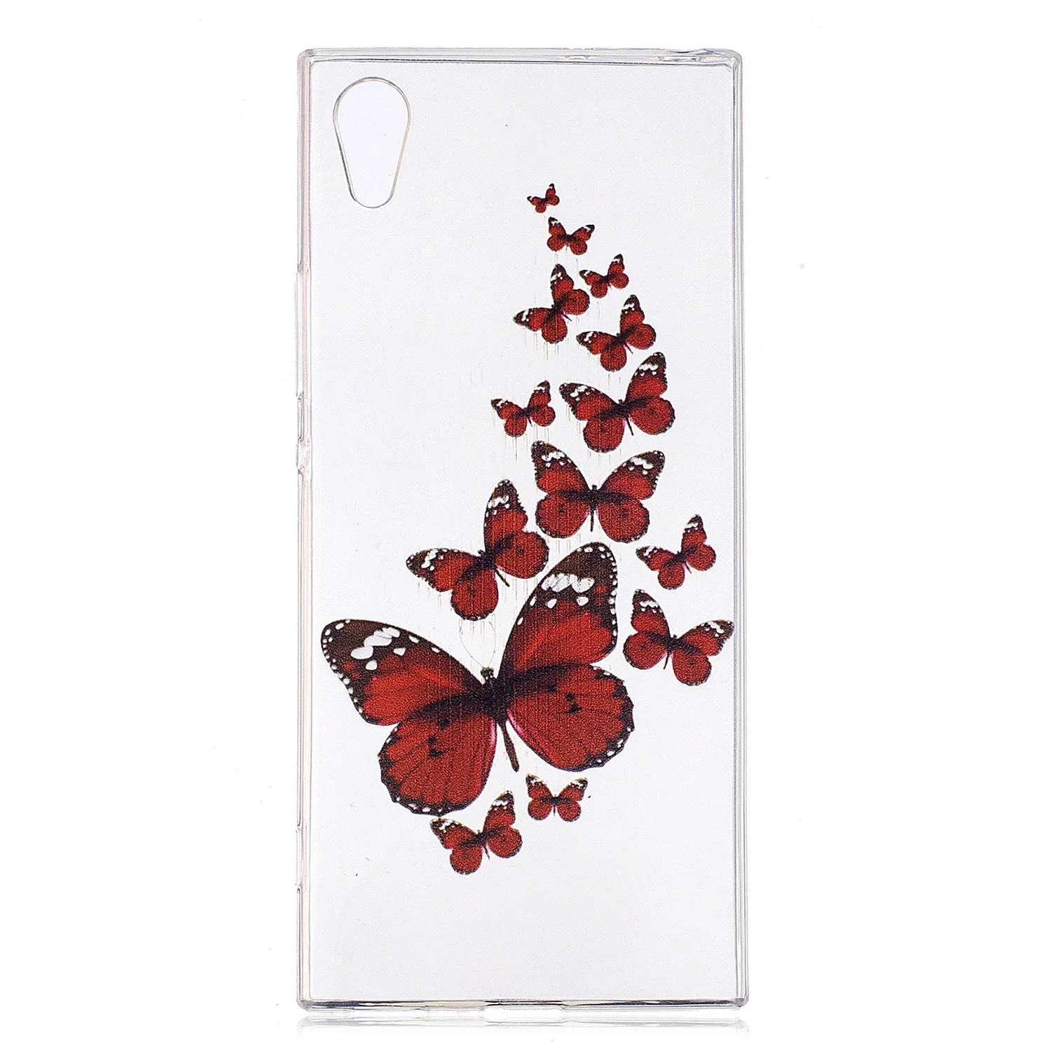 Flowers butterfly patterned case back covers for Sony Xperia XA1 phone cases capa XA 1 soft silicon Bumper Fundas Coque |