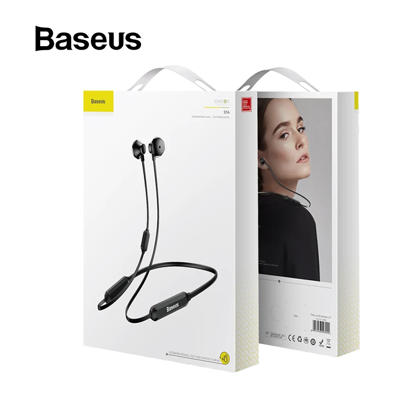 Baseus S11A Bluetooth-наушники Спортивные Беспроводные наушники Bluetooth-гарнитура для iPhone