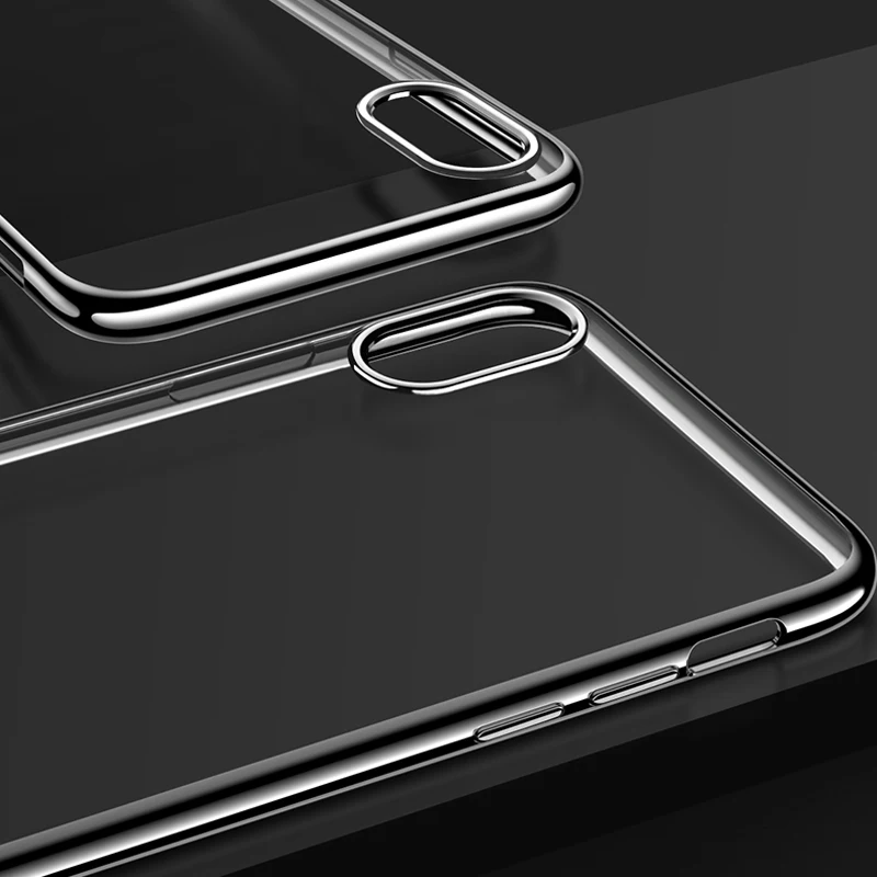 WeiFaJK чехол для телефона для iPhone 8 7 Plus X чехол Роскошный силиконовый прозрачный мягкий TPU чехол для iPhone 6 6s 7 8 XS Max чехол s сумки