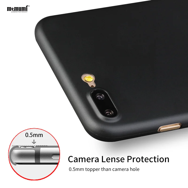 Чехол матовый для iPhone 7 задняя крышка ультра тонкий чехол Plus антидетонационных