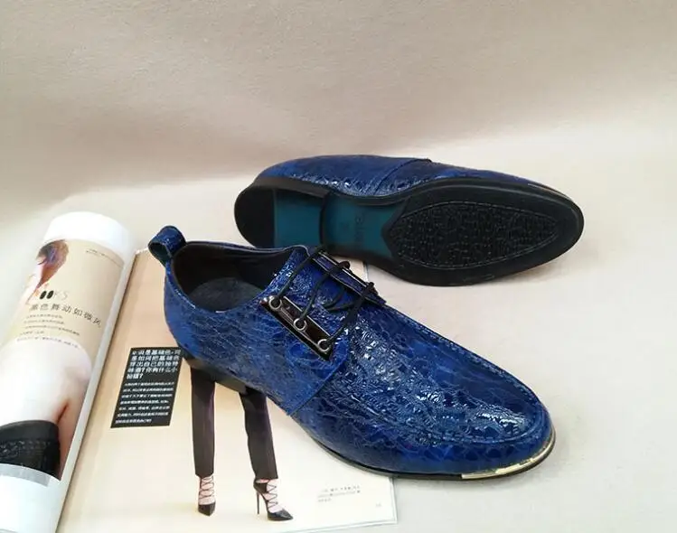 Туфли мужские классические из натуральной кожи заостренный носок на низком