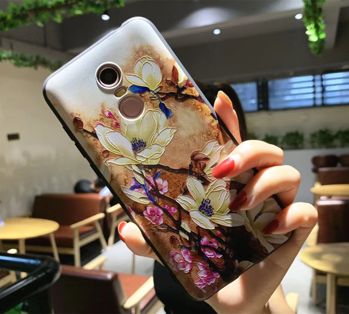 Чехол для Xiaomi Redmi 5 plus с 3d тиснением новый дизайн Мягкая силиконовая задняя крышка