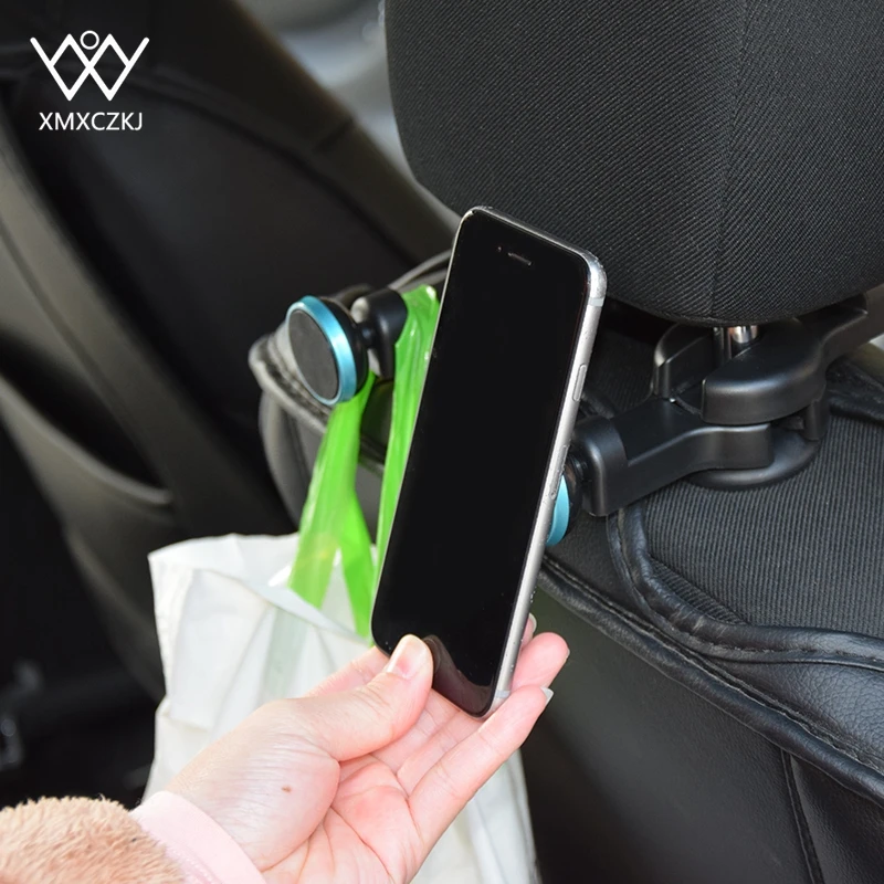 XMXCZKJ магнитный держатель для телефона Автомобильный Универсальный подголовник
