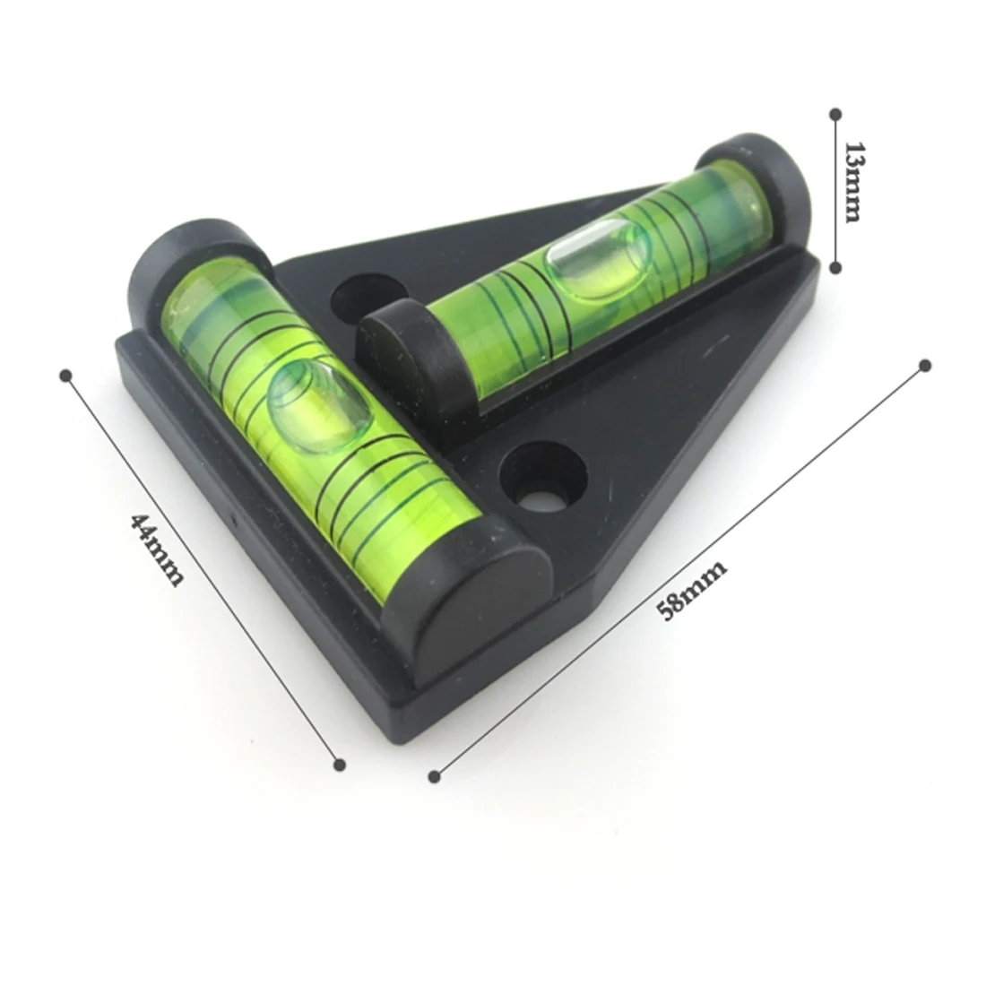 Инструмент для измерения уровня спиртовой пузырьковый треугольный уровень 1 шт.