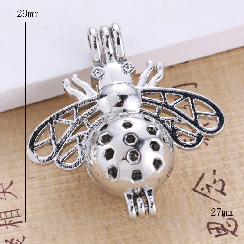 Жемчужная клетка из серебра 5 шт. подвеска бусина для изготовления украшений