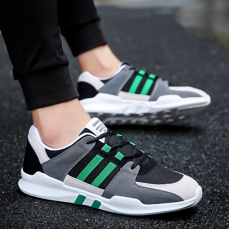 OLOMM2019 Fashion Sneakers New Autumn Trend Runway Casual Shoes Lightweight Breathable Summer Men Korean Footwear | Обувь