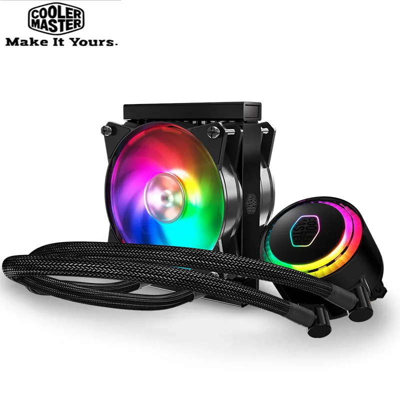 Cooler Master MLX-D12M-A20PC-R1 ML120 CPU кулер для воды 120 мм RGB тихий вентилятор Intel 115x2011 2066 AMD AM4