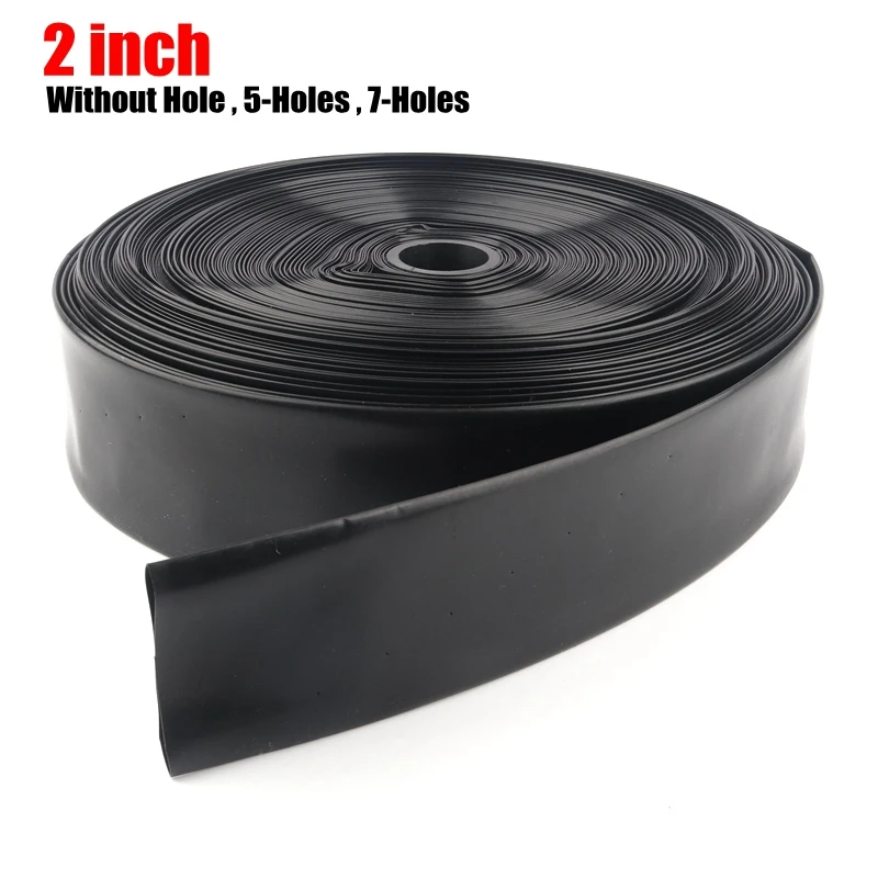 КАПЕЛЬНАЯ лента N80 для сельскохозяйственного орошения, гибкая водопроводная труба 2 дюйма, 10 м, 0-7 отверстий, мягкая трубка для полива сельскохозяйственных культур