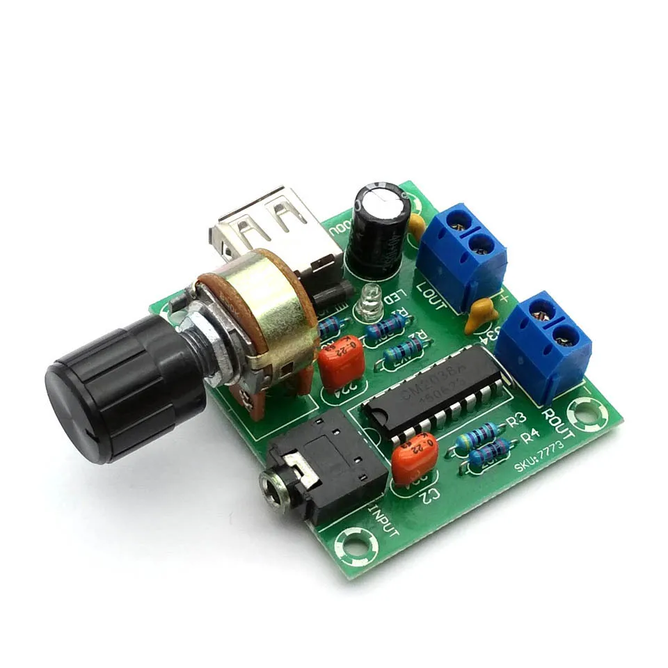 Мини усилитель мощности PM2038 5 В AC и DC USB мощности|Запасные части| |