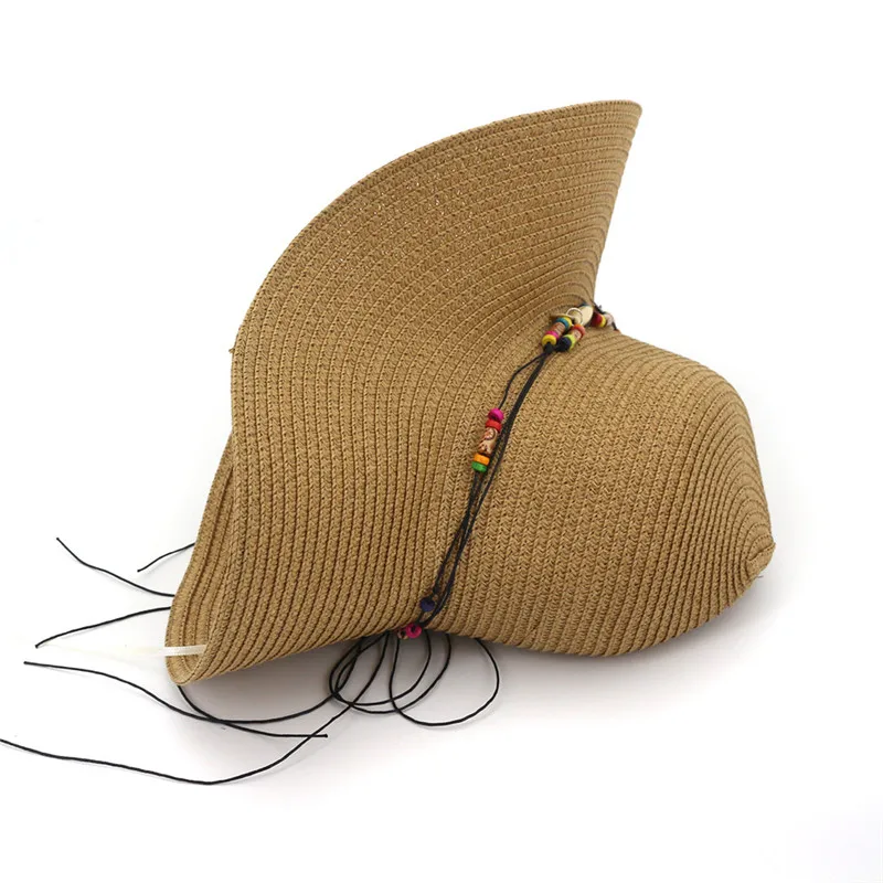 2019 Горячая Для женщин летние широкие поля из соломы шляпы элегантный козырек