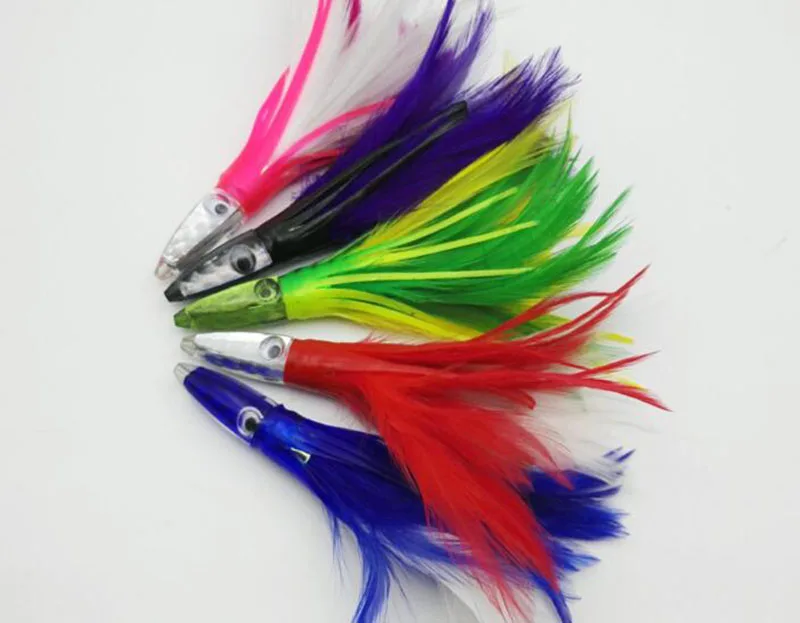 Жесткая приманка осьминог 5 шт. для кальмара большая игр 32 г 14 см рыбной ловли с