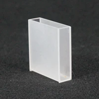 40mm path length jgs 3 quartz cell cuvette cell with ptfe lid for for infrared spectrometer