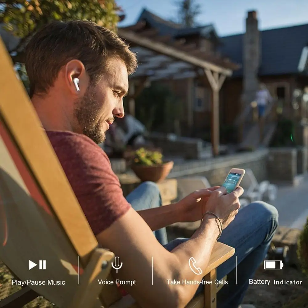 X10 мини беспроводная bluetooth гарнитура Спортивная без рук с зарядным боксом для