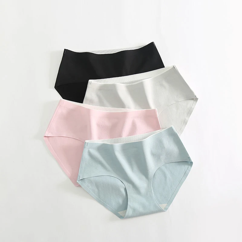 DULAS Pantie женские бактериостази хлопок девушки нижнее белье средней посадки девушки нижнее белье дамы бесшовные Большие размеры трусики 3 шт./лот
