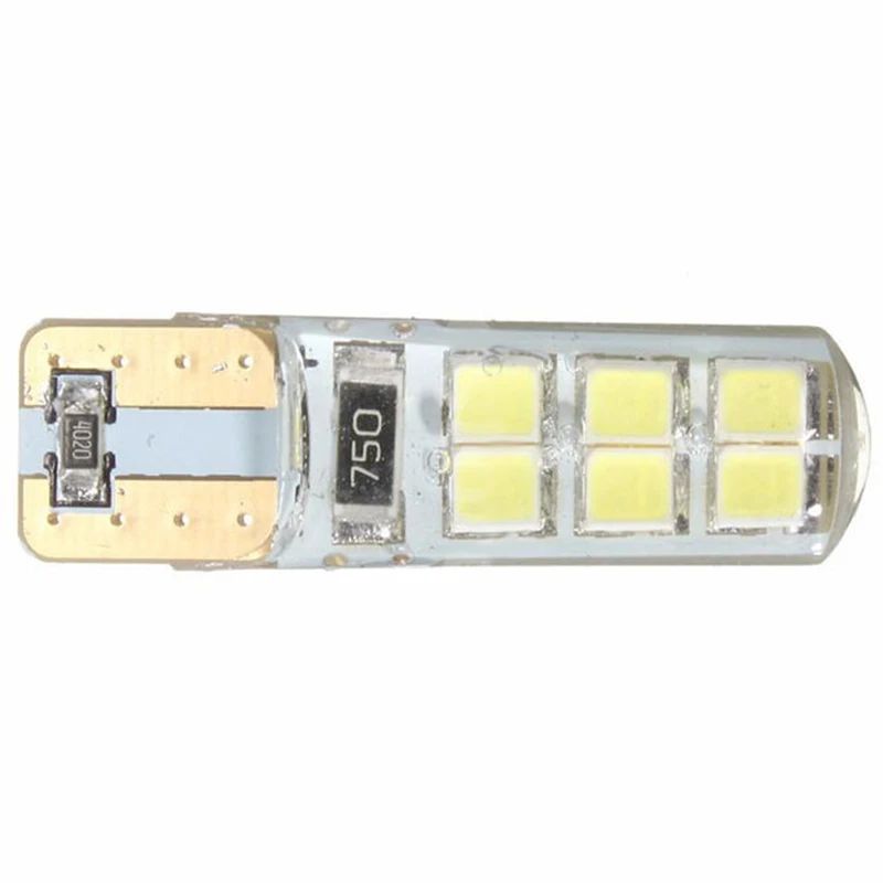 2 шт./компл. T10 194 W5W COB 2835 12LED Автомобильная CAN-шина яркая ширина номерного знака