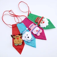 1pc christmas tie sequins decoration for home 2019 xmas tree hanging ornaments toy kids christmas gifts 2020 new year decor