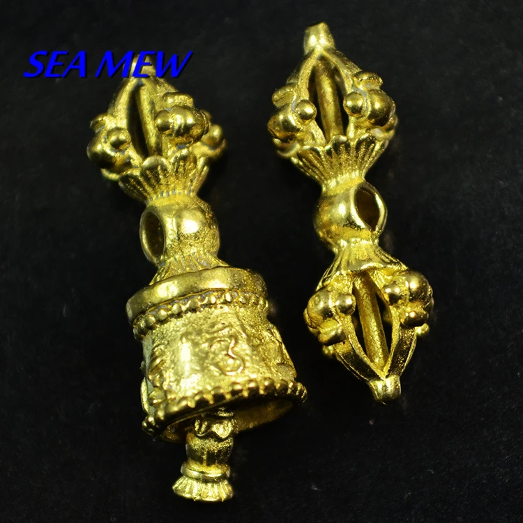SEA MEW 5 комплектов 8*20 мм винтажные Тибетские буддийские чистые латунные