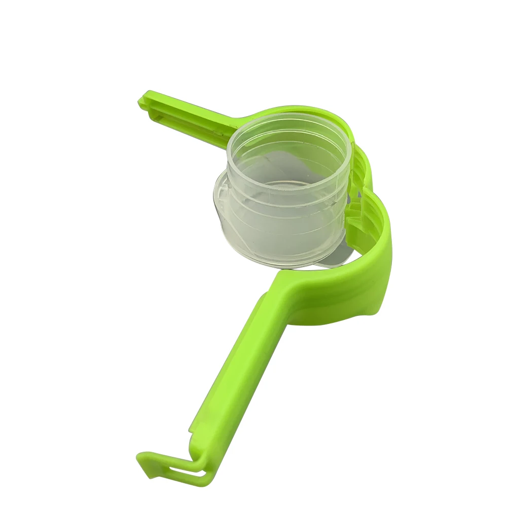 

Seal Pour Food Storage Bag Clip Snack Sealing Clips Food Sack Sealer Clamp with Lid Discharge Nozzle Home Travel Kitchen Gadgets