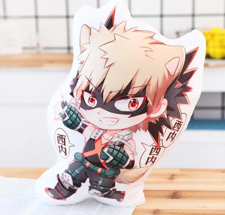 Аниме Моя геройская Академия 48 см Мультяшные мягкие куклы подушка игрушки