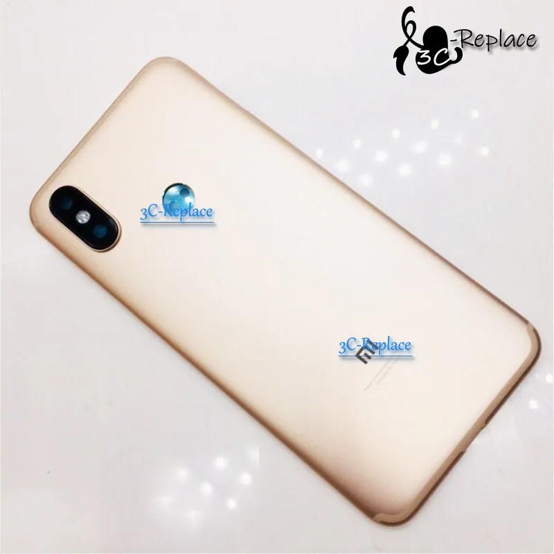 5,99 дюймов для Xiaomi mi A2 mi A2 задняя Батарея крышка дверца батарейного Корпус задняя Стекло Запчасти для Xiaomi mi 6X mi 6X