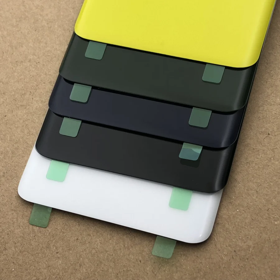Для SAMSUNG Galaxy S10 G973F S10 Plus G975F Задняя стеклянная крышка батарейного отсека задняя дверь чехол для SAMSUNG S10 S10+ Задняя стеклянная крышка