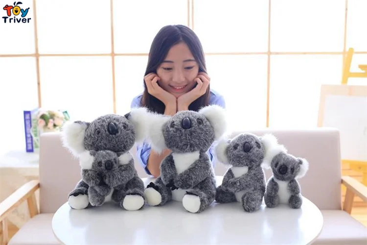1 шт., Kawaii, австралийская коала, коалы, плюшевая игрушка, тривер, мягкие животные, кукла, мама, ребенок, дети, детские игрушки, подарок на день рождения, домашний декор
