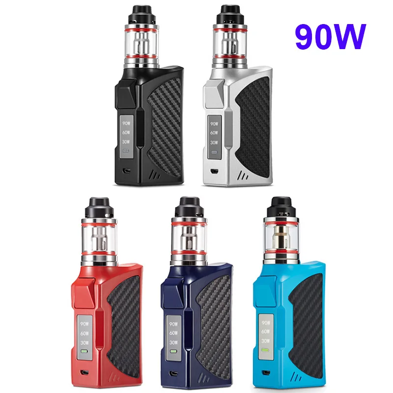 90 Вт коробка модов для вейпа мод комплект Vaper электронная сигарета 2200 мАч мех