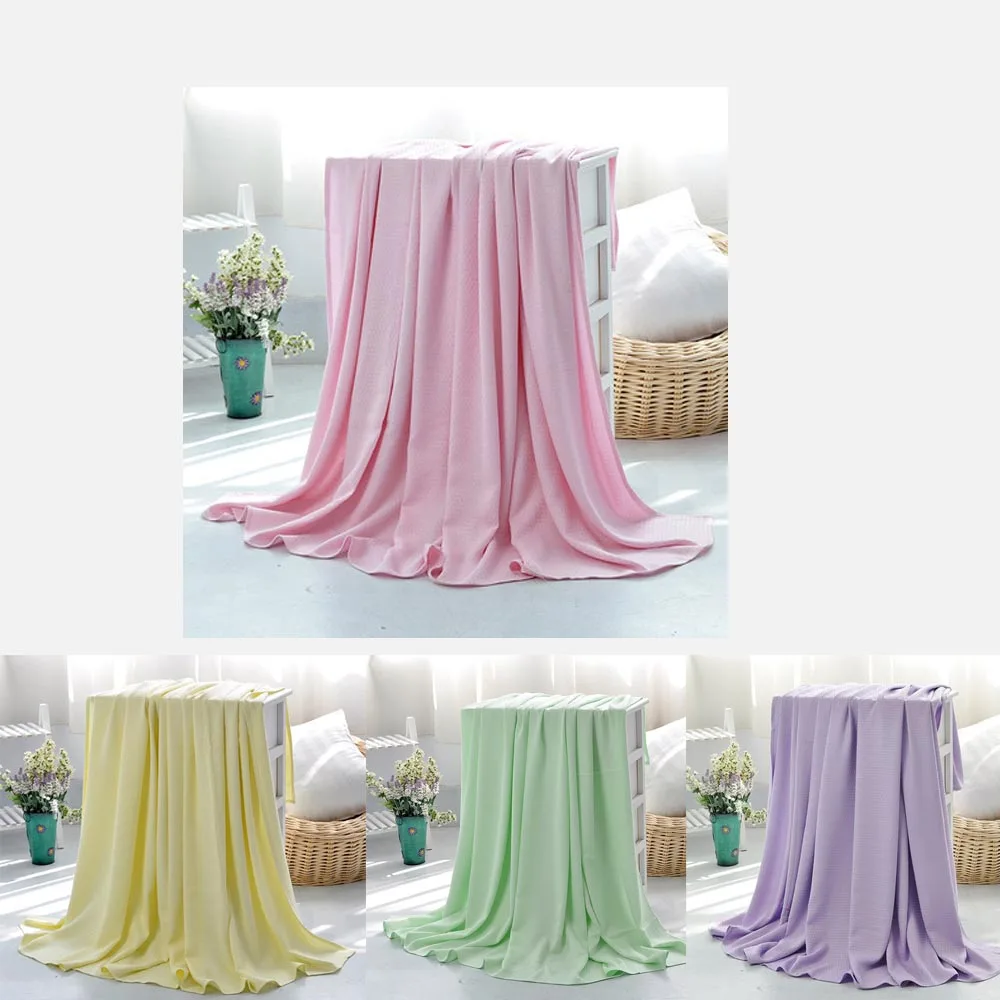 Полотенце из бамбукового волокна одеяло для детей и взрослых летнее прохладное s