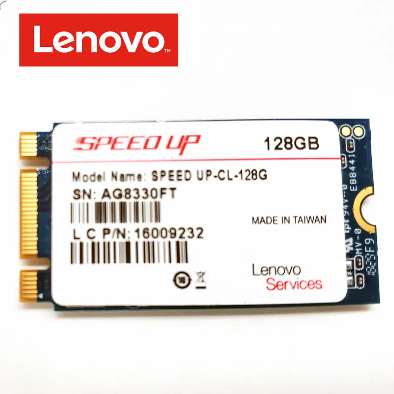 Оригинальный Внутренний твердотельный диск Lenovo SSD 64 ГБ 128 256 NGFF 2242 Y410 Y430P T440 T450 E431 M2