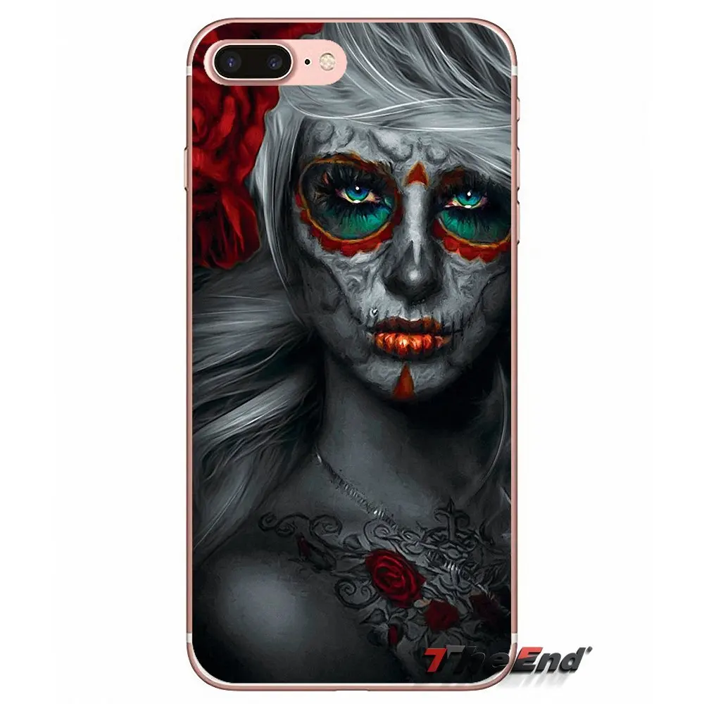 Для Apple iPhone X 4 4S 5 5S SE 5C 6 6s 7 8 плюс Катрина девушка цветок мягкие прозрачные чехлы |