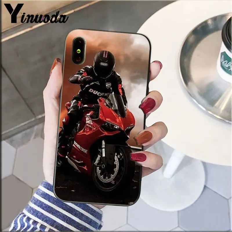 Yinuoda moto Cross moto rcycle спортивный чехол для телефона Fundas чехол для iPhone X XS MAX 6 6S 7 7plus 8 8Plus 5 5S XR