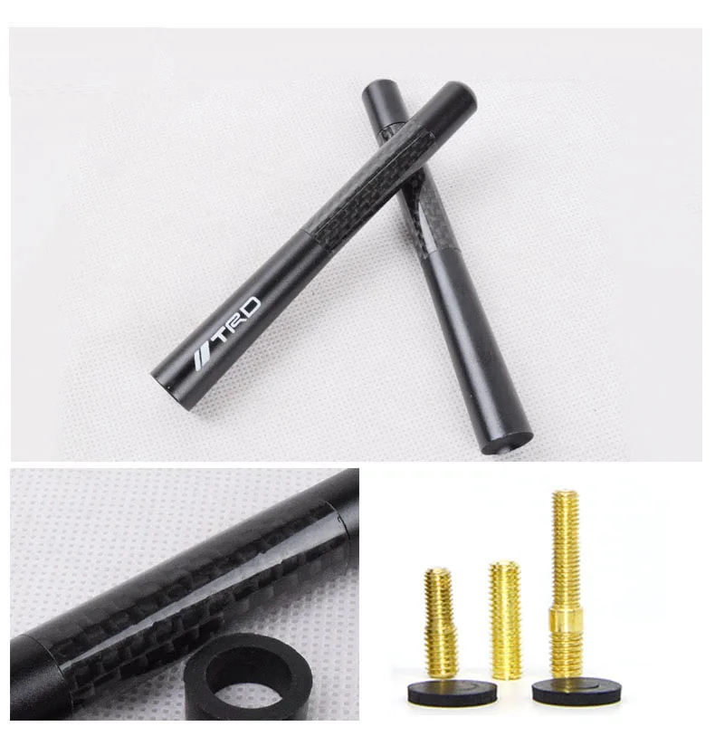 Автомобильная антенна Alijunda FM AM радио из углеродного волокна короткая