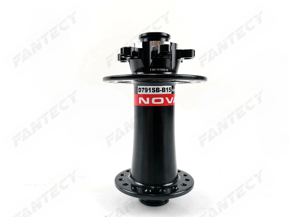Novatec D791SB-B15 дорога/MTB дисковый тормоз ПЕРЕДНЯЯ СТУПИЦА через ось 15x110 мм диск Барк ступица черный 154 г 28/32 отверстия