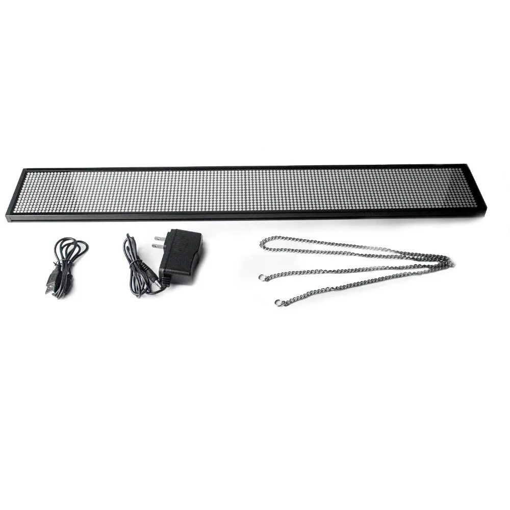 Белый светодиодный знак 50 см Android WIFI беспроводной пульт дистанционного