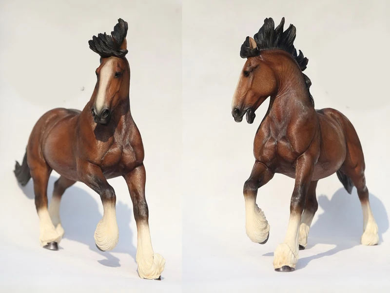 Модель шарма Mnotht 1/6 Scale коллекция игрушек Король лошади война из смолы лошадь с