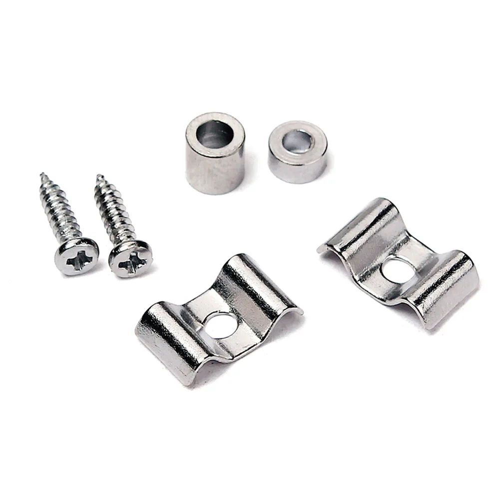 Silver 1 комплект 3 цвета электрогитара струны Фиксатор металлическая струна Дерево Руководство Фиксатор для гитары Замена баса запчасти - Цвет: Silver