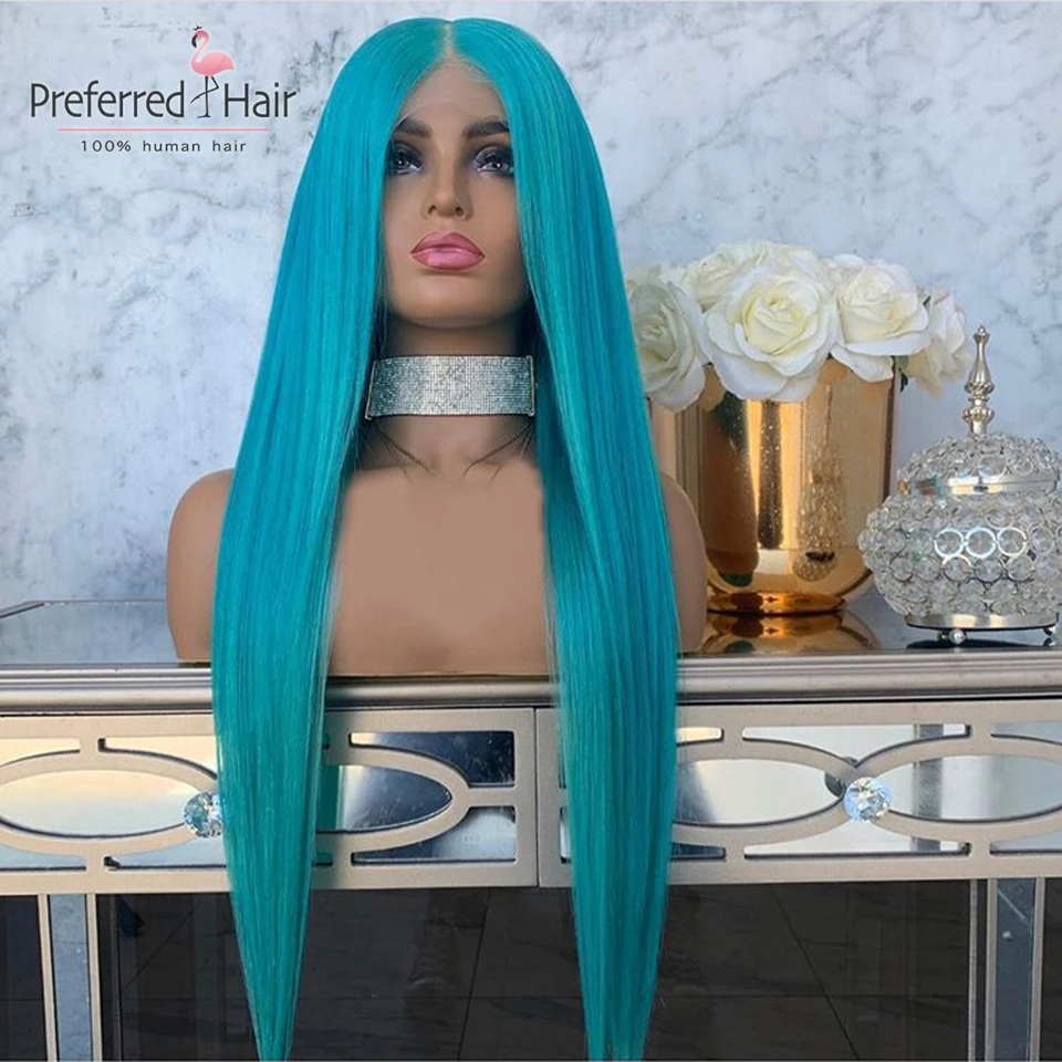 Предпочтительный Натуральные Рыжие волосы парик с детскими волосами 13x6