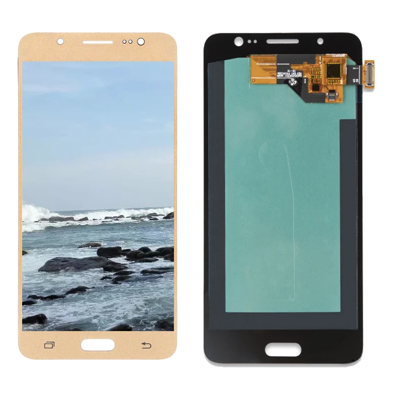 Дисплей J5 Pro для samsung j5 Дисплей J510 J510F J5108 J510FN OLED Экран дигитайзер в сборе для samsung j510 oled J510 ЖК-дисплей - Цвет: Золотой