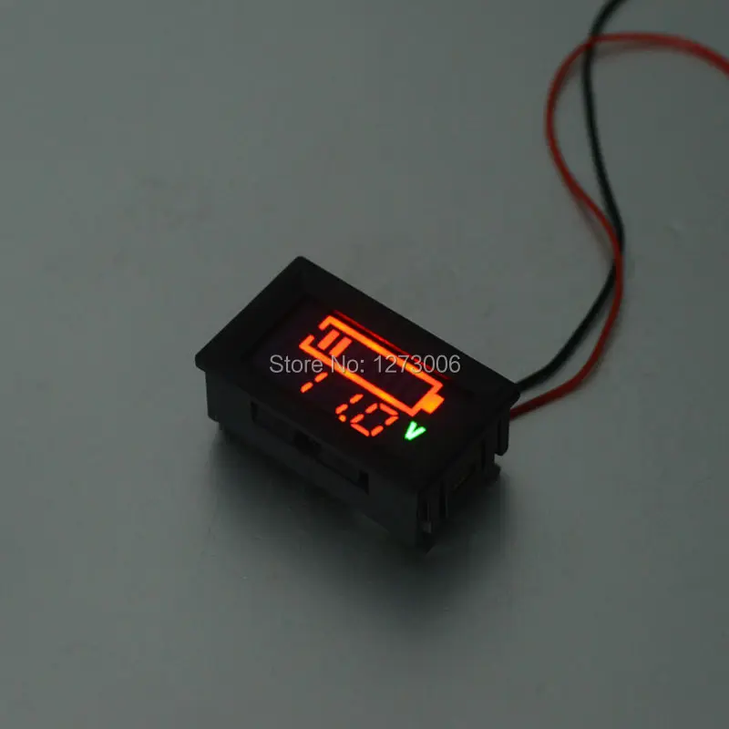 Универсальный YB27VE светодиодный двойной цифровой Дисплей Coulombmeter/вольтметр