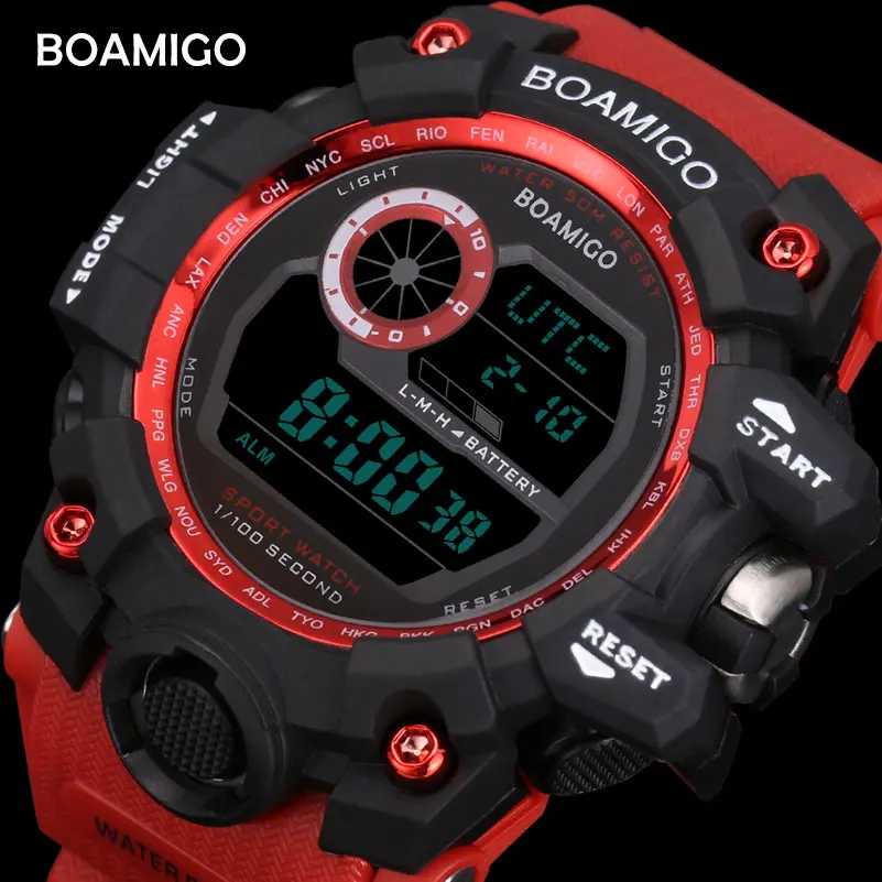 Часы мужские цифровые в стиле милитари водостойкие до 50 м|time led|time mentime digital |