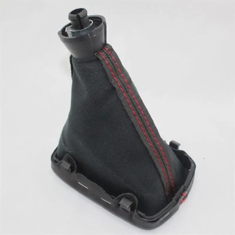 Для Audi A3 S3 1996 1997 1998 1999 2000 2001 2002 2003 авто-Стайлинг для нового IPad 6 Скорость на палке с машинкой Шестерни рукоятка рычага переключения передач ботинки на плоской подошве; красная линия