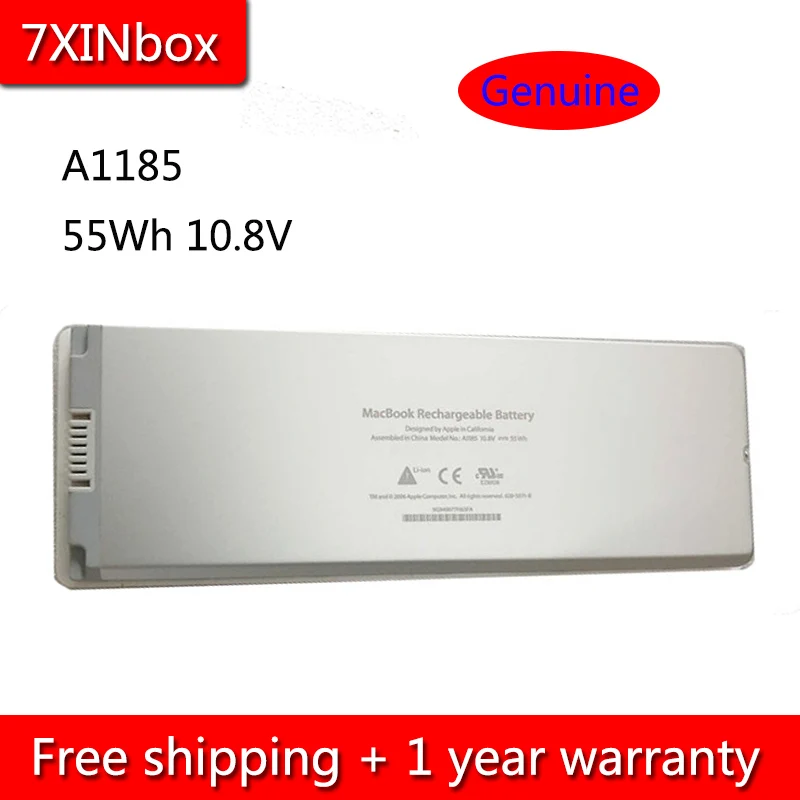 7XINbox 55Wh 10 8 V A1181 A1185 батарея для Apple MacBook 13 дюймов MA254 MA255 MA700 MA699 MB061CH/A MA566J/A