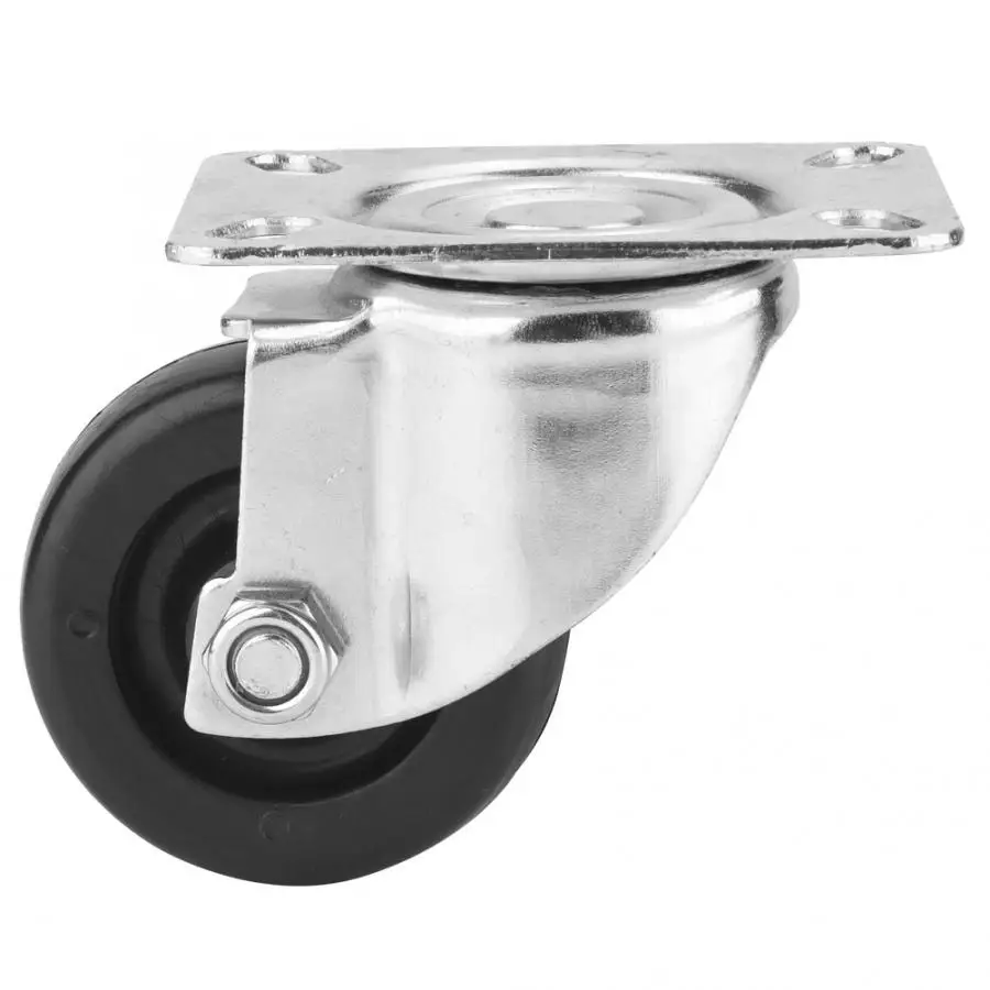 3in шарнир верхняя плита с капюшоном полипропиленовое колесо для мебели тележка