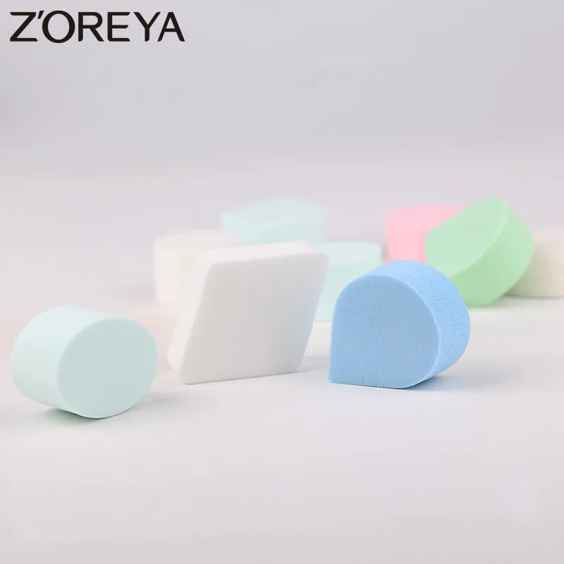 ZOREYA, брендовая губка, косметический спонж, Профессиональный BB крем, Жидкая основа, пудра, румяна, инструмент для макияжа, сухое и влажное двойное использование
