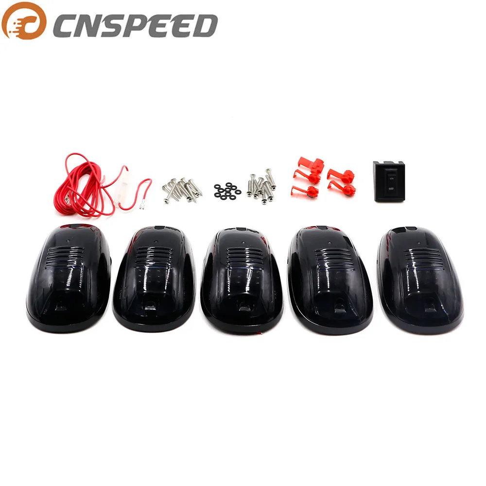 CNSPEED 5 шт./компл. крыше кабины габаритные огни фонари янтарного цвета